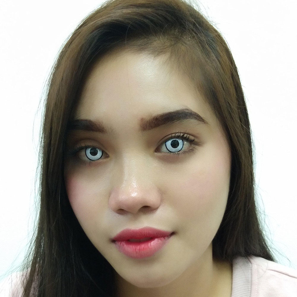 Colorvue Crazy White Zombie - 3 Months (Prescription) (2 lenses/pack)-Crazy Contacts-UNIQSO UK
