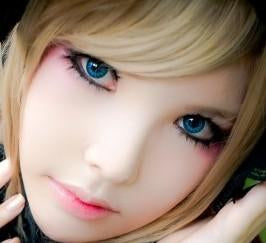 Coscon Crazy with Power - Electro Blue (1 lens/pack)-Crazy Contacts-UNIQSO UK