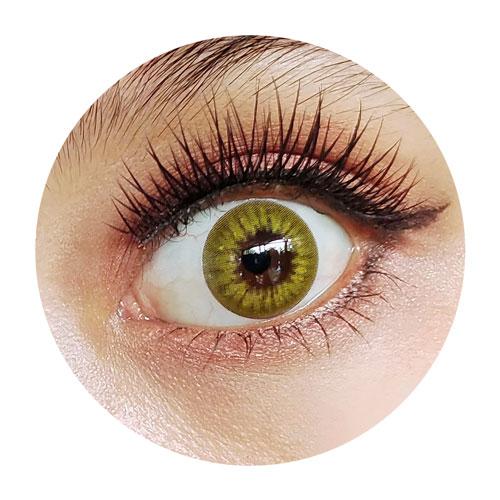 Coscon Crazy with Power - Electro Yellow (1 lens/pack)-Crazy Contacts-UNIQSO UK