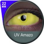 Flash UV Yellow Sclera lens Amazo (2 lenses/pack)-Sclera UV Contacts-UNIQSO UK