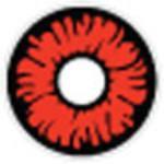 Western Eyes Crazy Red Zombie (1 lens/pack)-Crazy Contacts-UNIQSO