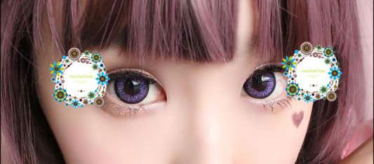 ICK Garnet Violet (1 lens/pack)-Colored Contacts-UNIQSO UK