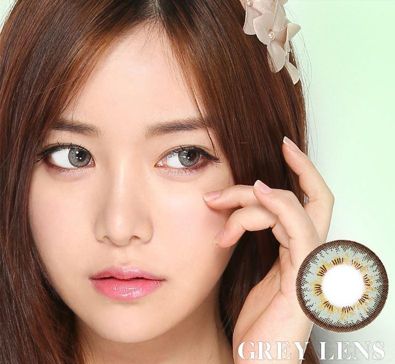 I.Fairy Cream Puff Grey (1 lens/pack)-Colored Contacts-UNIQSO UK