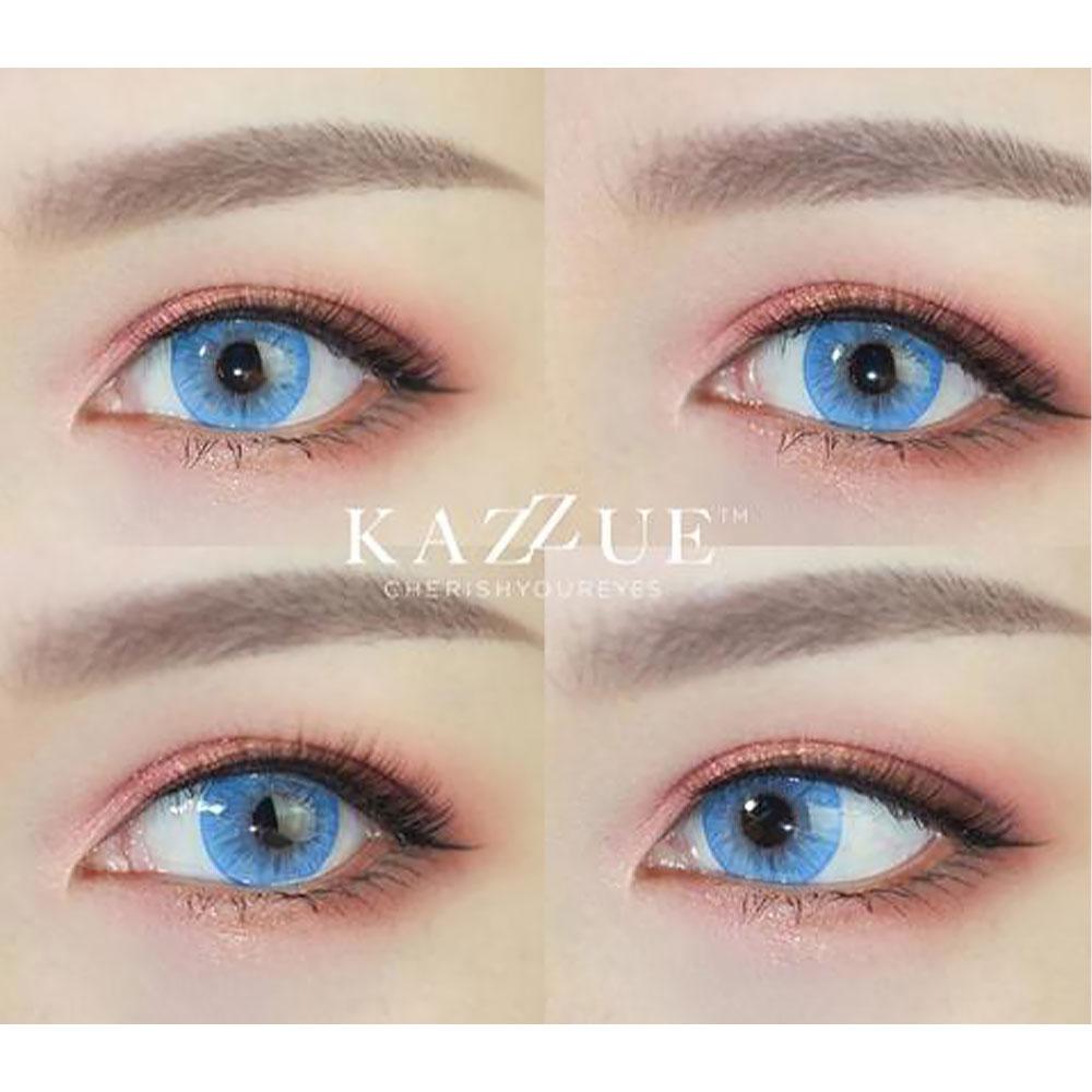 Kazzue Alluring Blue colored contacts