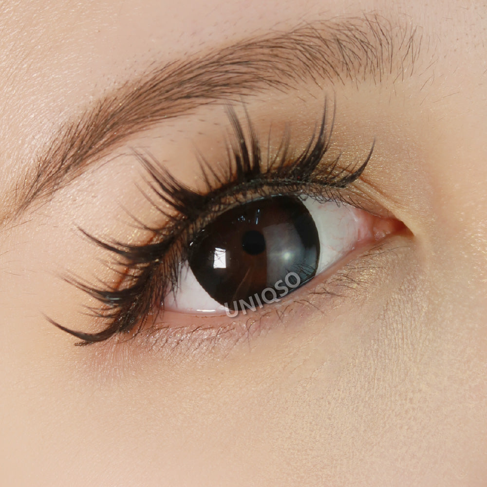Kazzue Classic Black (1 lens/pack)-Colored Contacts-UNIQSO UK
