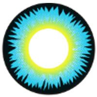 Kazzue Crazy Blue Werewolf (1 lens/pack)-Crazy Contacts-UNIQSO UK