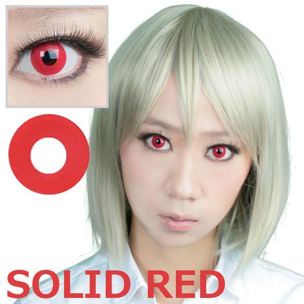 Kazzue Crazy Lens with Power - Red Devil (1 lens/pack)-Crazy Contacts-UNIQSO UK