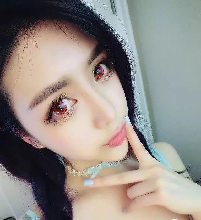 Kazzue Fairy Red (1 lens/pack)-Colored Contacts-UNIQSO UK