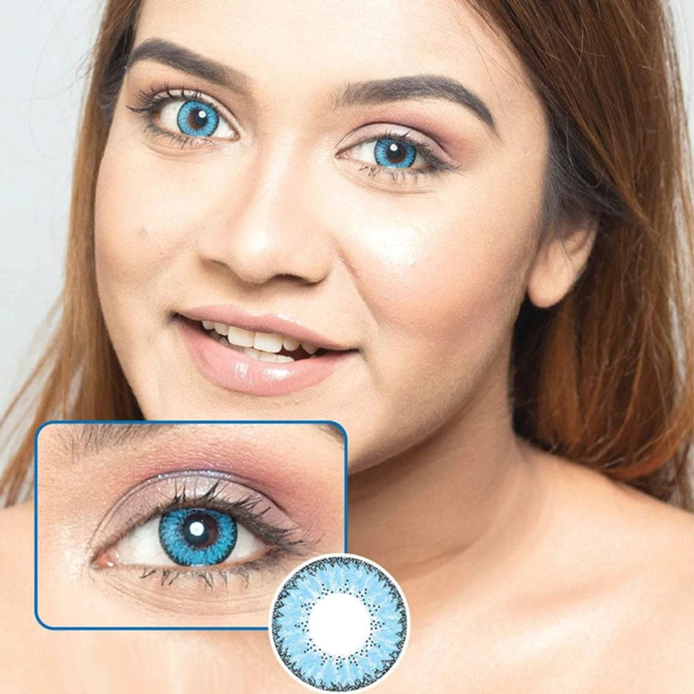 Kazzue Fay Blue (1 lens/pack)-Colored Contacts-UNIQSO UK