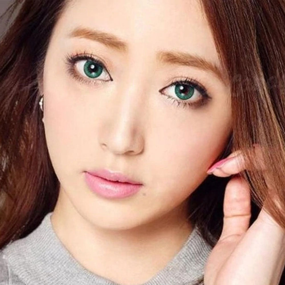 Kazzue Fay Green (1 lens/pack)-Colored Contacts-UNIQSO UK