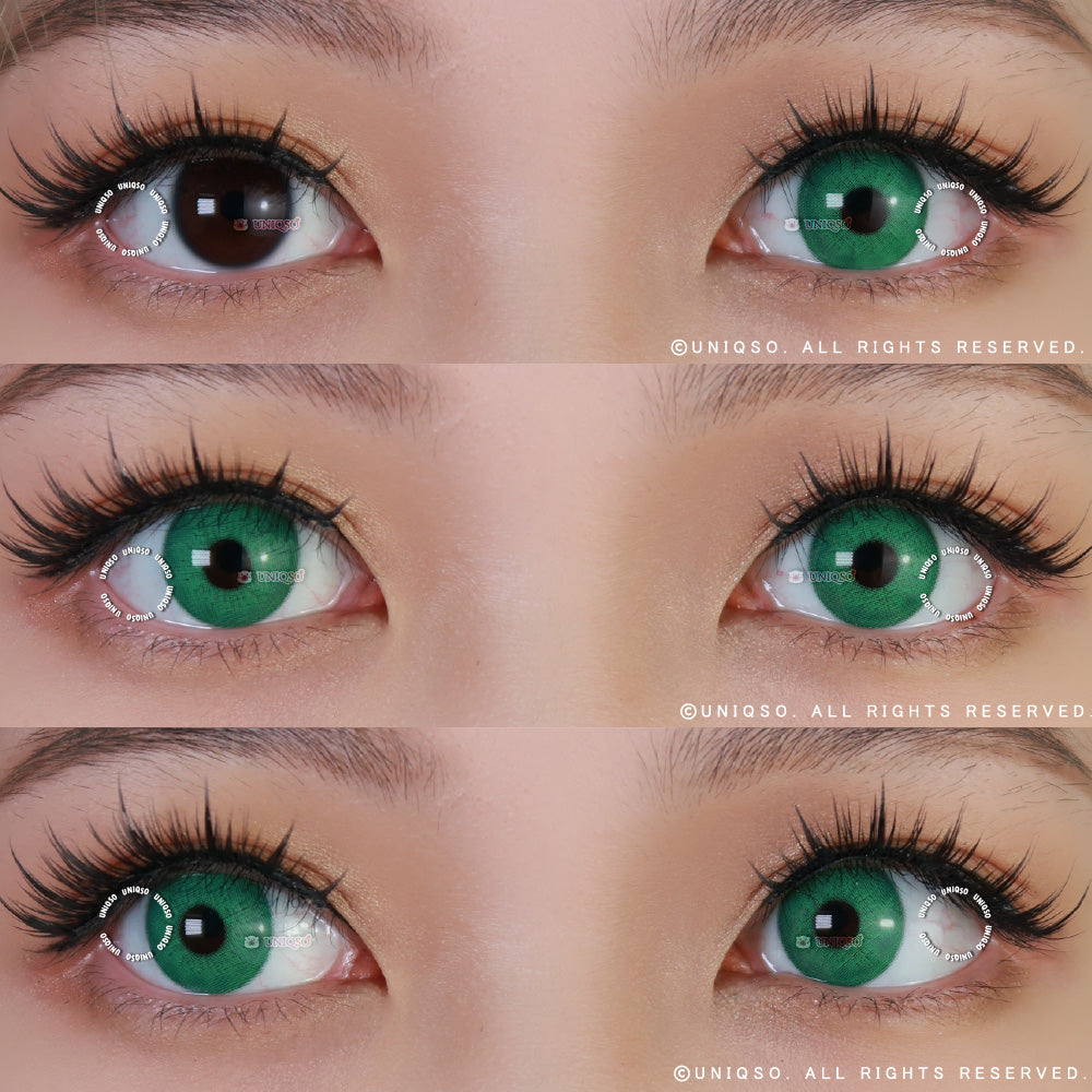 Kazzue Festival Green (1 lens/pack)-Colored Contacts-UNIQSO UK
