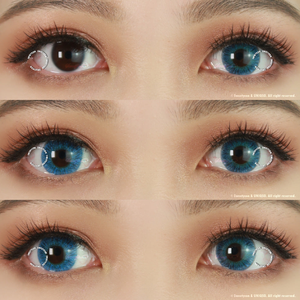 Kazzue Heavenly Cupcake Blue (1 lens/pack)-Colored Contacts-UNIQSO UK