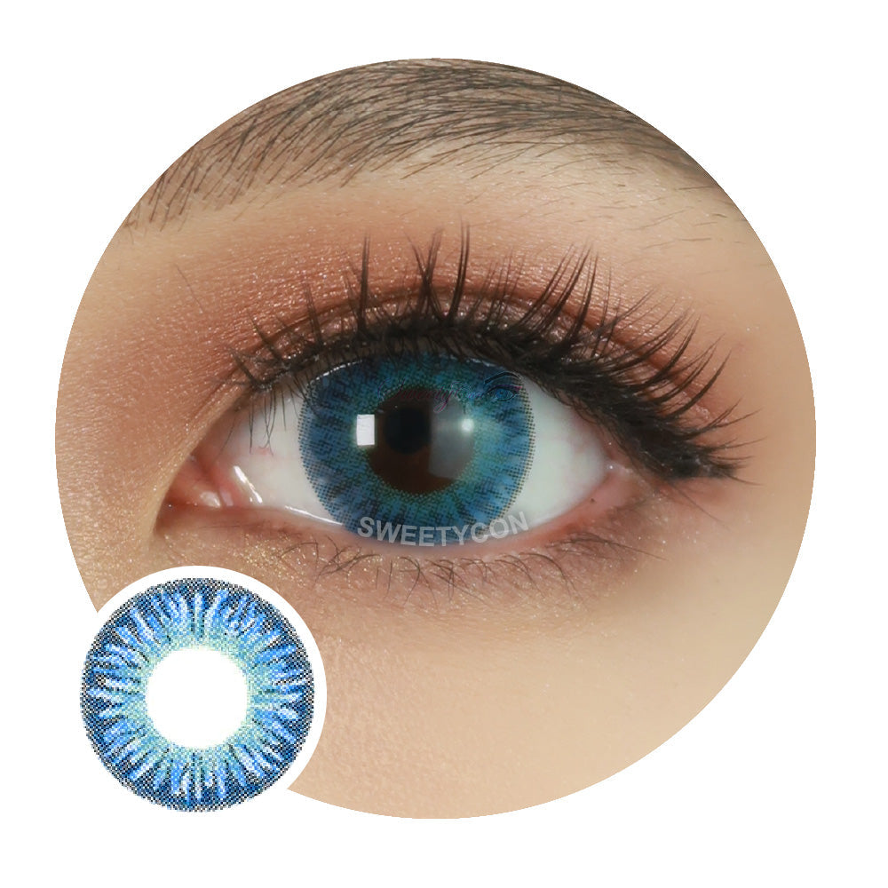Kazzue Heavenly Cupcake Blue (1 lens/pack)-Colored Contacts-UNIQSO UK