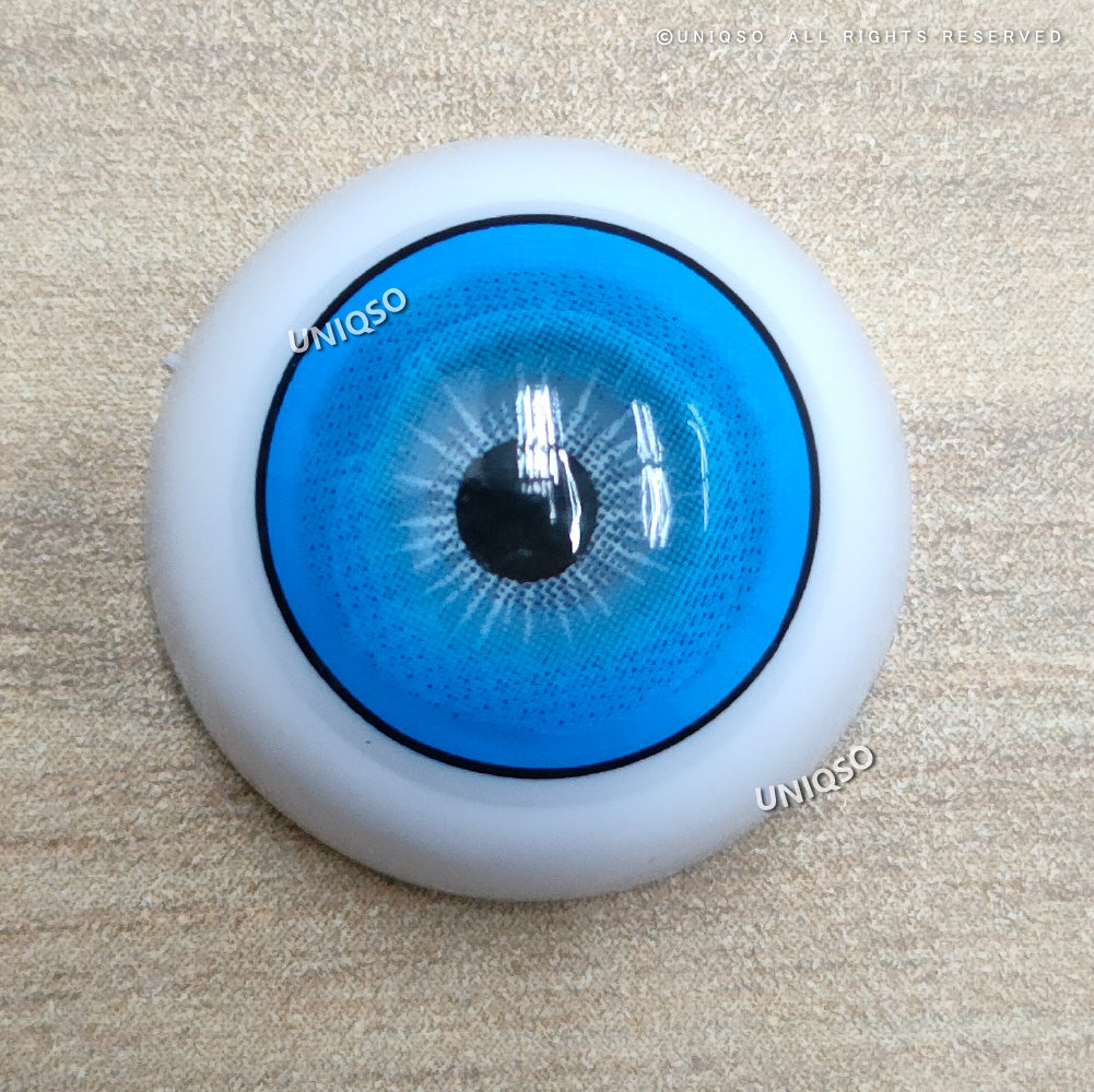 Kazzue Intense Pop Blue (1 lens/pack)-Colored Contacts-UNIQSO UK