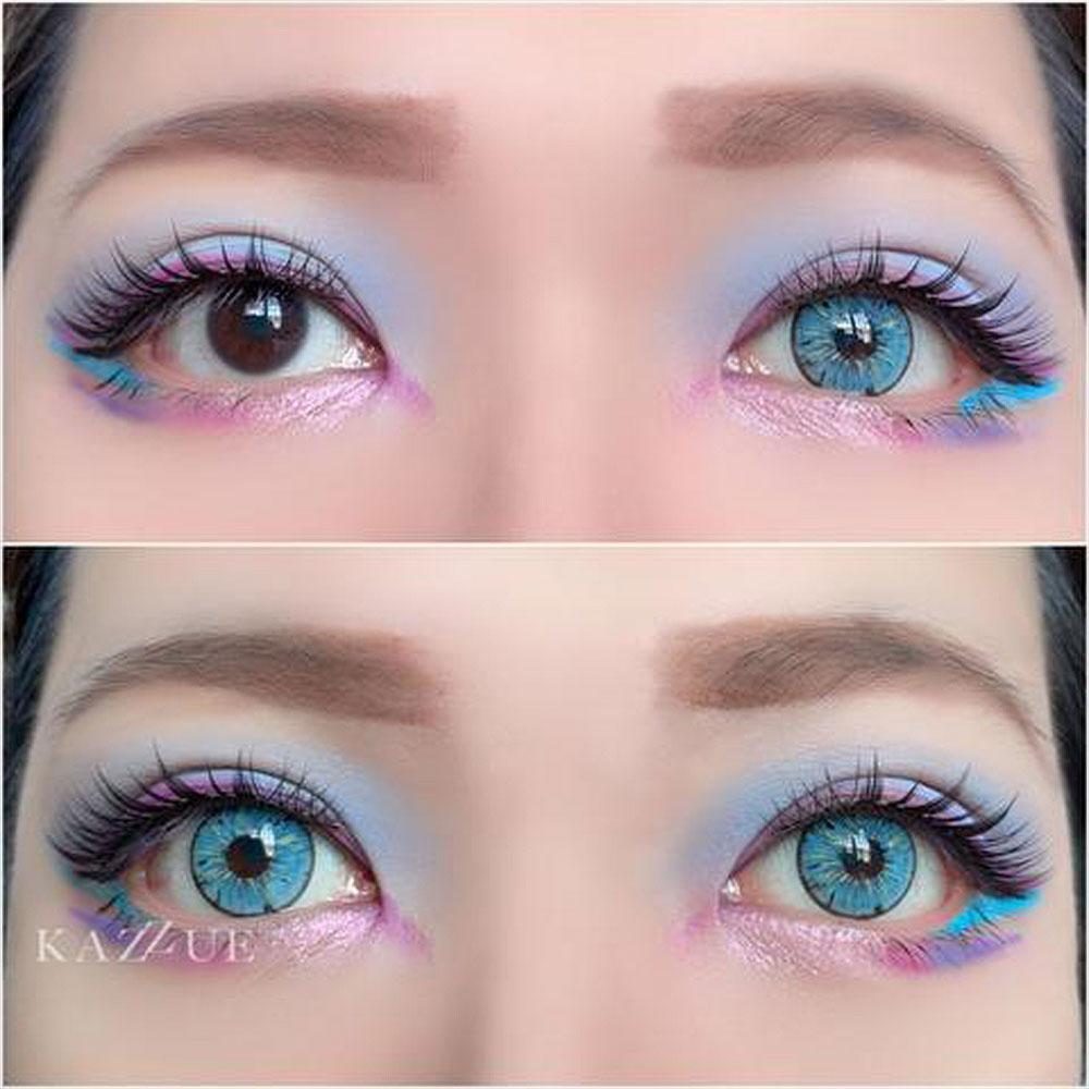 Kazzue Legacy Blue (1 lens/pack)-Colored Contacts-UNIQSO UK