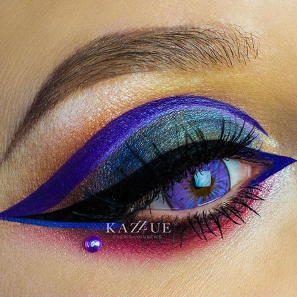 Kazzue Legacy Violet colored contacts