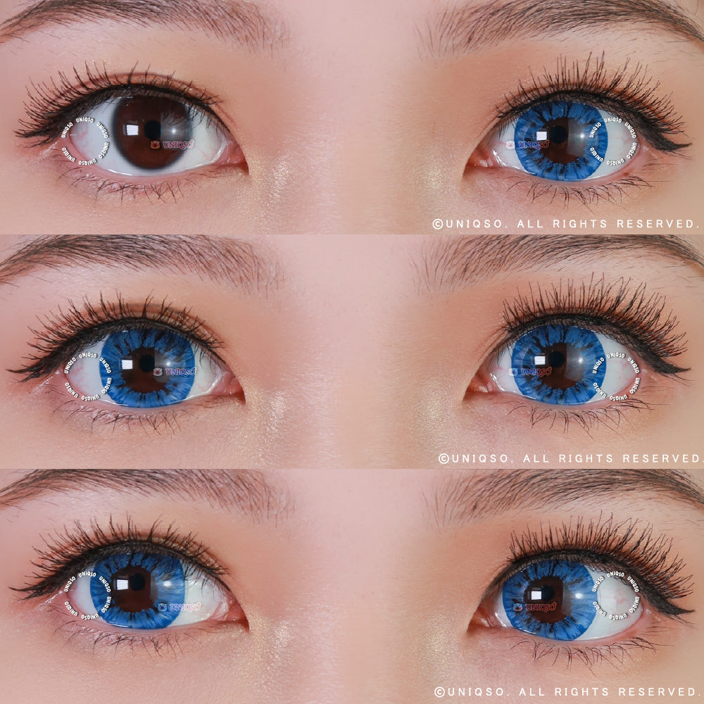 Kazzue Starryeye Blue (1 lens/pack)-Colored Contacts-UNIQSO UK