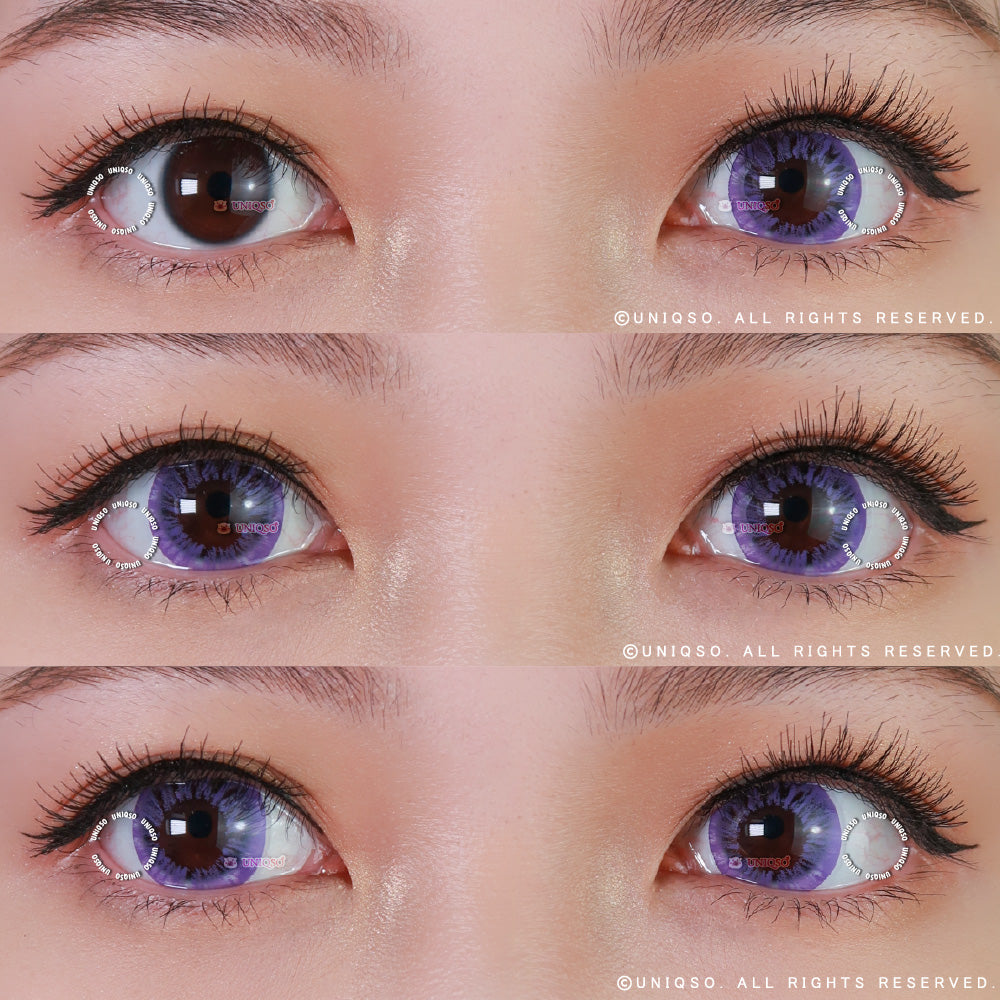 Kazzue Starryeye Violet (1 lens/pack)-Colored Contacts-UNIQSO UK