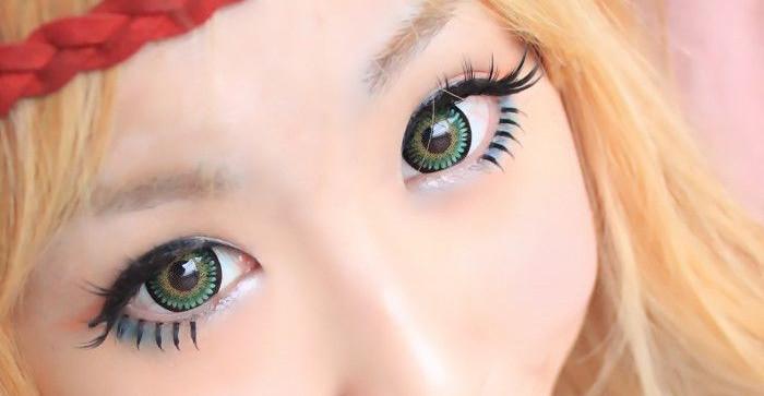 Kimchi Bambi Green (1 lens/pack)-Colored Contacts-UNIQSO UK