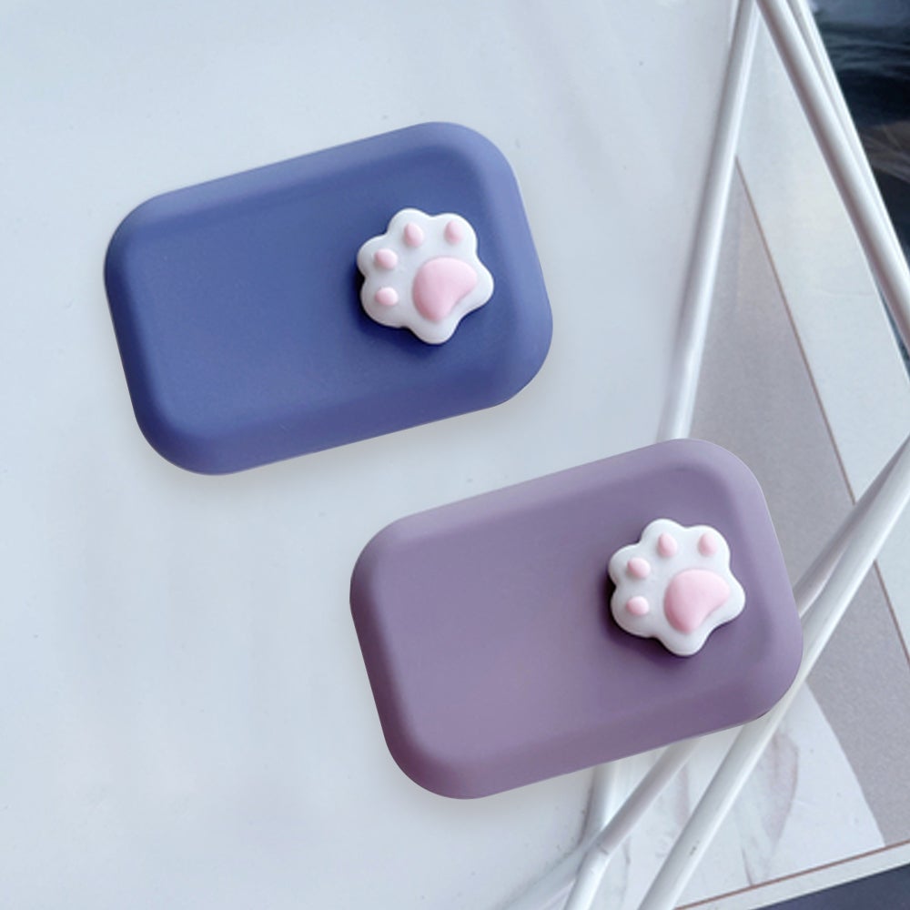 Lens Case - Side Pink Paw Set-Lens Case-UNIQSO UK