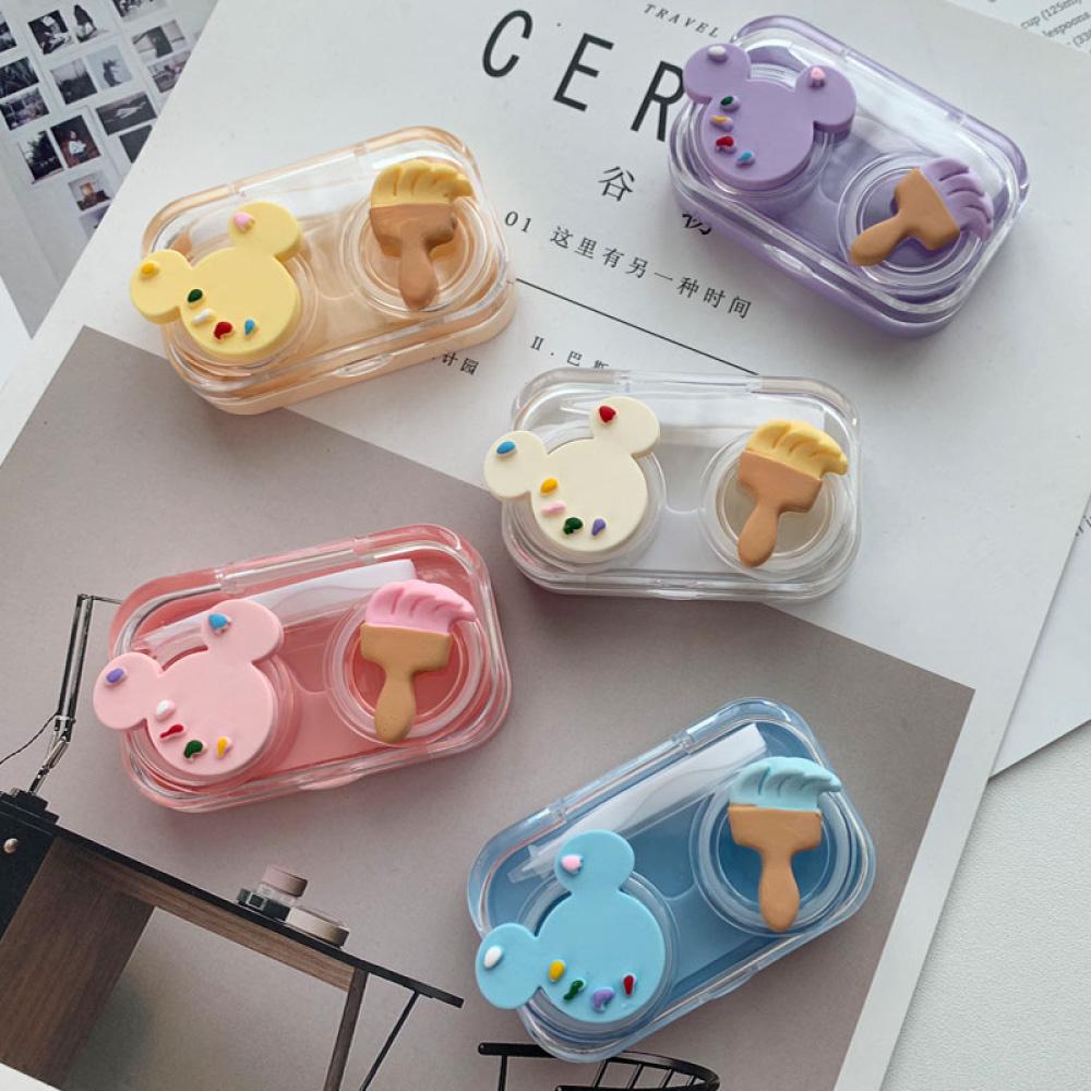 Mouse & Brush Leak Proof Lens Case-Lens Case-UNIQSO UK