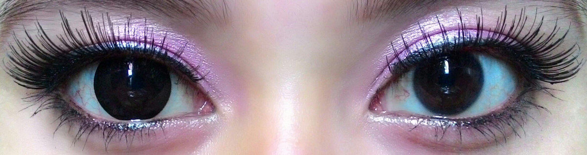 Phantasee BE Awesome Black (2 lenses/pack)-Colored Contacts-UNIQSO UK