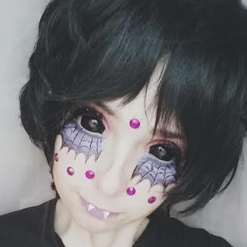 Phantasee Black Sclera Contacts Sabretooth/Blackout/Black (2 lenses/pack)-Sclera Contacts-UNIQSO UK