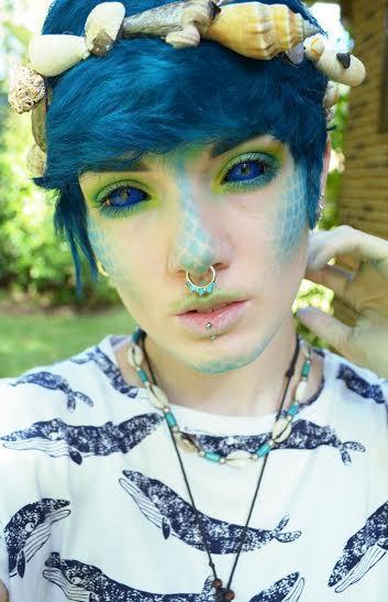 Phantasee Blue Black Sclera Contacts Thanos (2 lenses/pack)-Sclera Contacts-UNIQSO UK