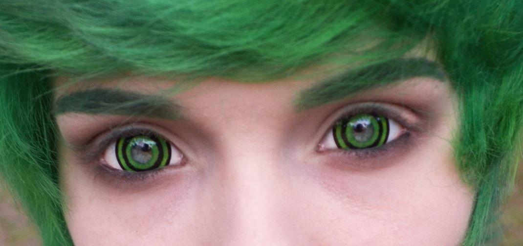 Phantasee Mini Sclera Lens Green Goblin (2 lenses/pack)-Mini Sclera Contacts-UNIQSO UK