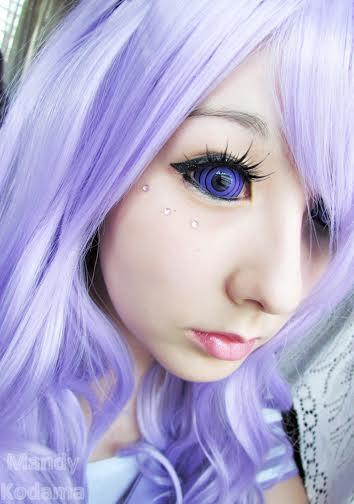Phantasee Violet Sclera Contacts Colossus/ Rinnegan (2 lenses/pack)-Sclera Contacts-UNIQSO