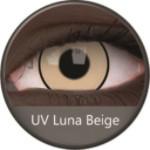 Phantasee UV Glow Crazy Lens Luna Beige (2 lenses/pack)-UV Contacts-UNIQSO UK