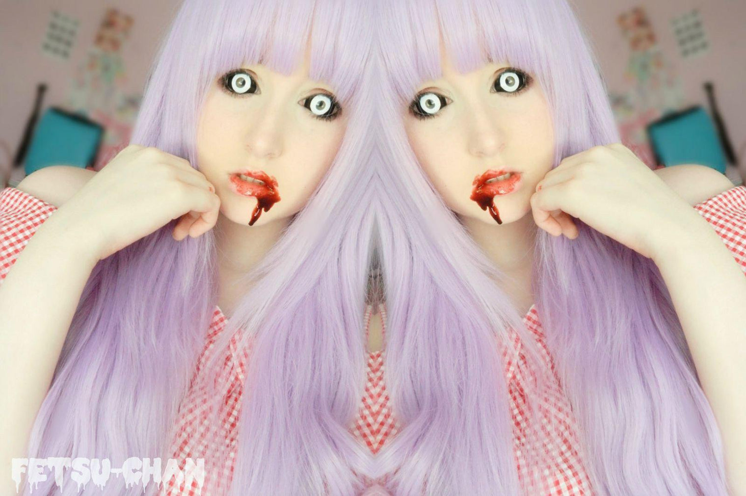 Phantasee White Black Sclera Contacts Medusa (2 lenses/pack)-Sclera Contacts-UNIQSO UK