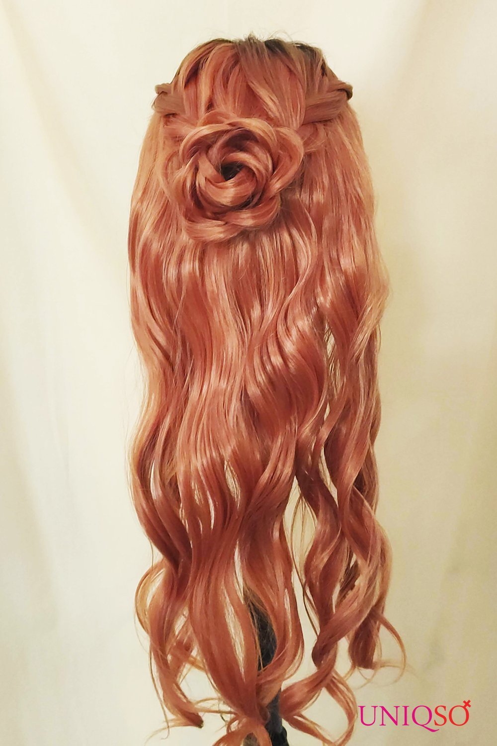 Premium Wig - Auburn Long Big Wave Lace Front Wig-Lace Front Wig-UNIQSO UK