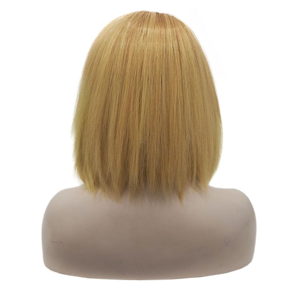 Premium Wig - Khaki Lemon Medium Straight Lace Front Wig-Lace Front Wig-UNIQSO UK