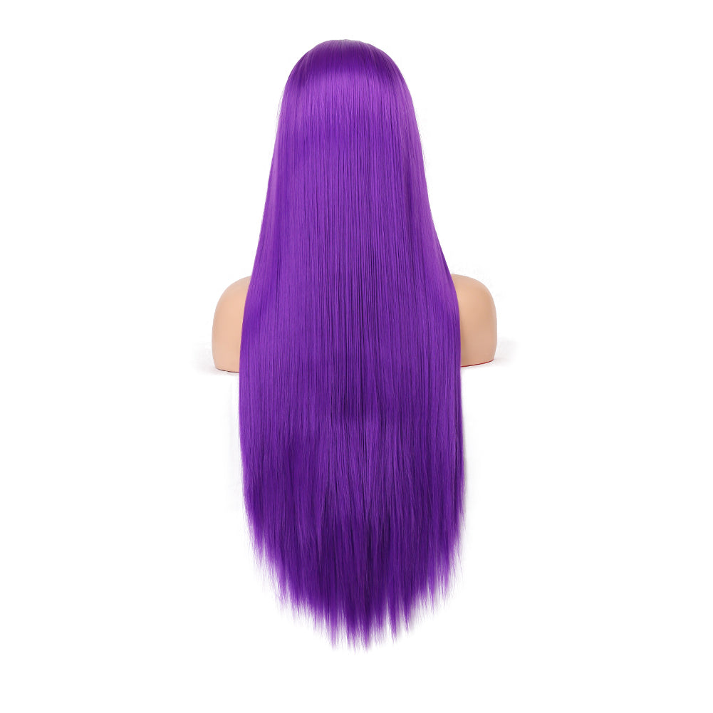 Purple Revolution Front Lace Straight Hair Wig-Lace Front Wig-UNIQSO UK