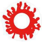 Sweety Crazy Red Parasite (1 lens/pack)-Crazy Contacts-UNIQSO