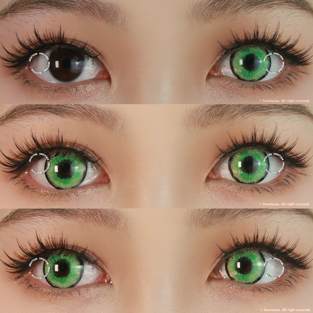Sweety Aquaman Green (1 lens/pack)-Colored Contacts-UNIQSO UK