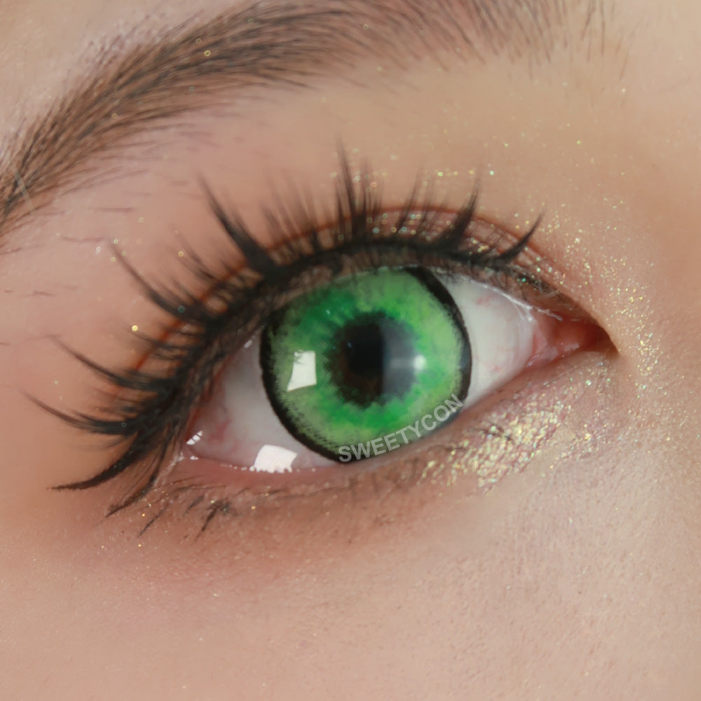 Sweety Aquaman Green (1 lens/pack)-Colored Contacts-UNIQSO UK