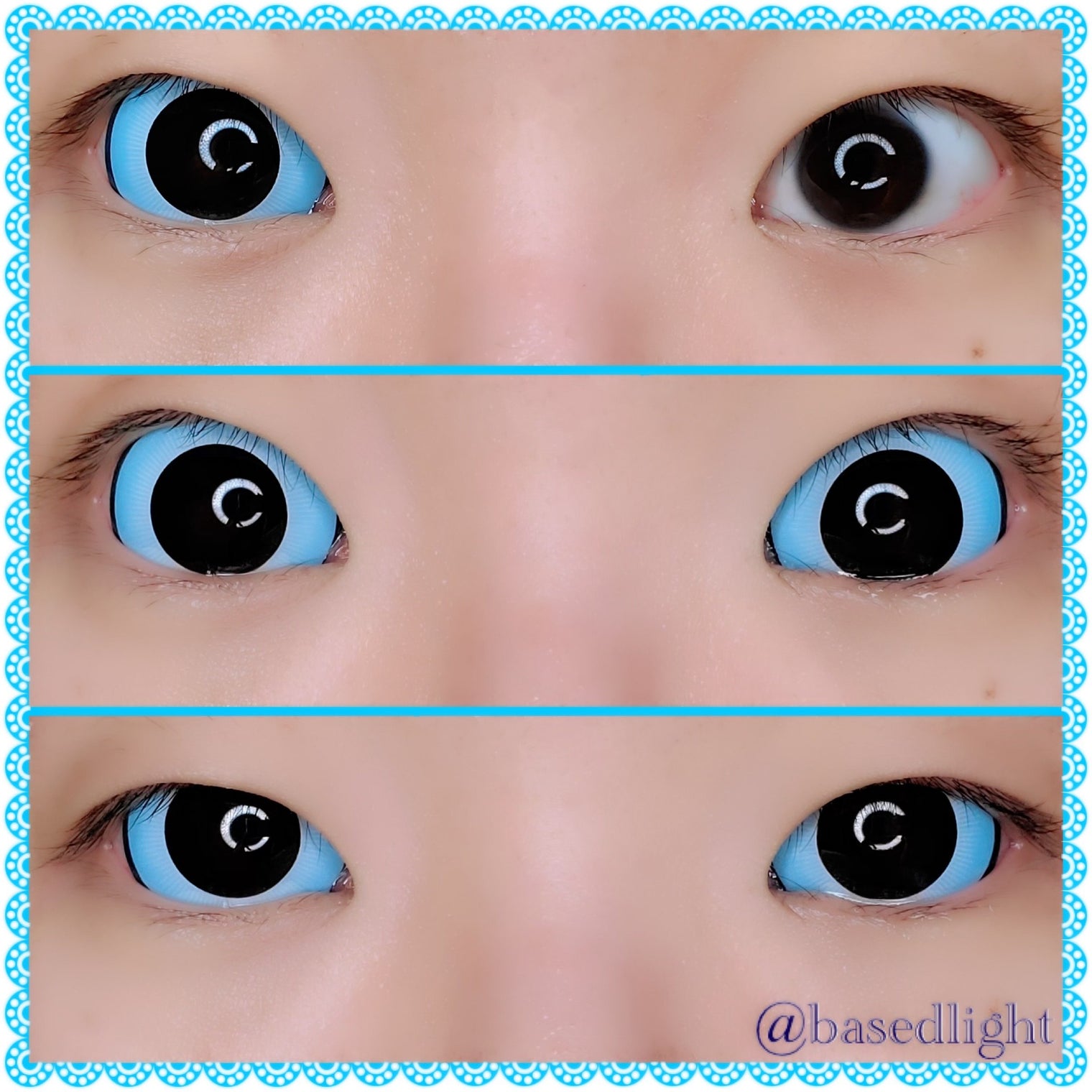 Sweety Blue Doll Sclera Contacts (1 lens/pack)-Sclera Contacts-UNIQSO UK