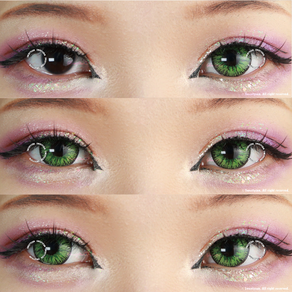 Sweety Candy Green (New) (1 lens/pack)-Colored Contacts-UNIQSO UK