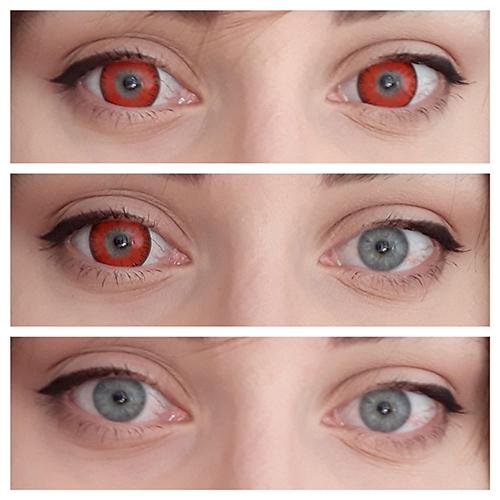 Sweety Candy Red (1 lens/pack)-Colored Contacts-UNIQSO UK