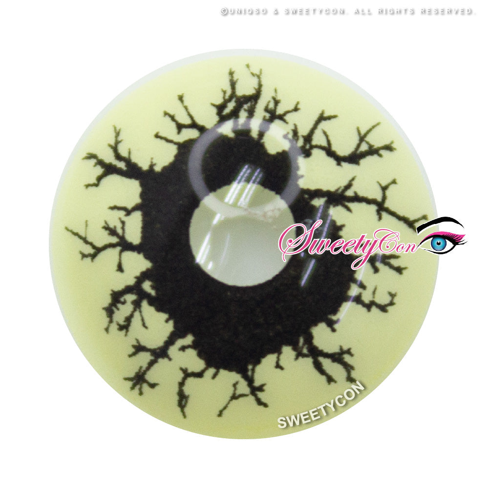 Sweety Crazy Black Rage (1 lens/pack)-Crazy Contacts-UNIQSO UK