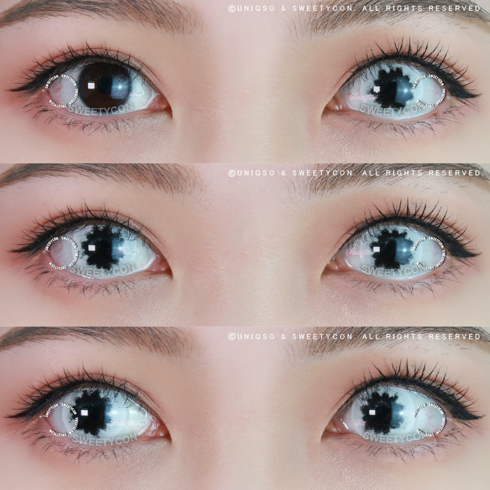 Sweety Crazy Black Zombie (1 lens/pack)-Crazy Contacts-UNIQSO UK