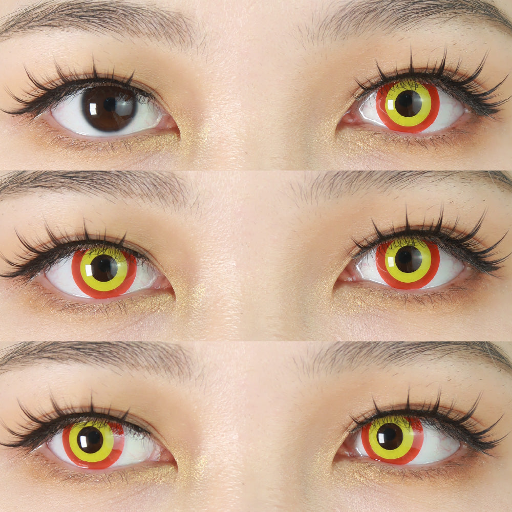 Sweety Crazy Blazing Flame (1 lens/pack)-Crazy Contacts-UNIQSO UK