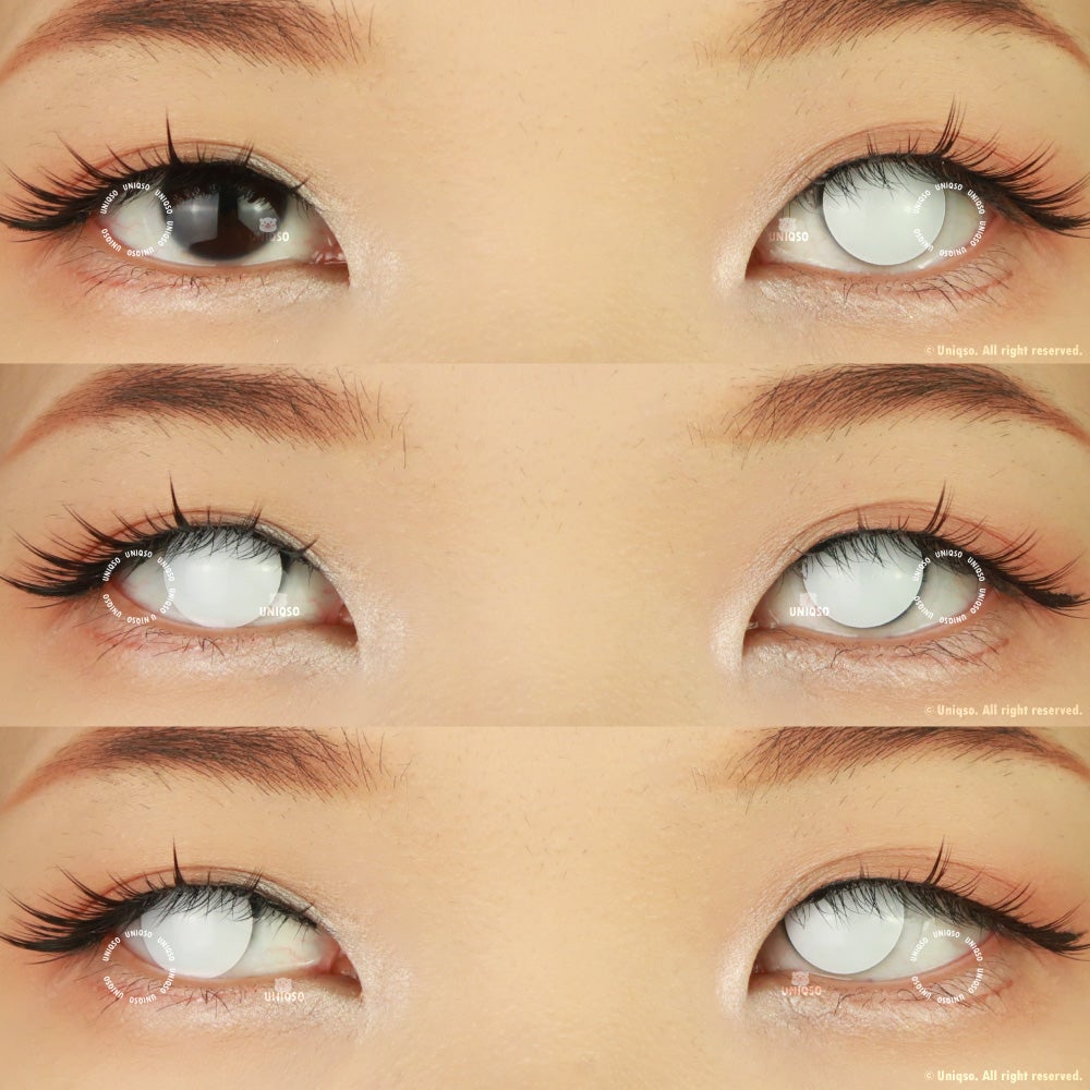 Sweety Crazy Blind White - Version I (1 lens/pack)-Crazy Contacts-UNIQSO UK