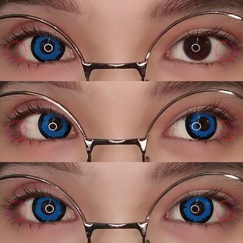 Sweety Crazy Blue Elf (1 lens/pack)-Crazy Contacts-UNIQSO UK