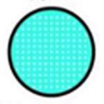 Sweety Crazy Cyan Mesh / Blue Screen with Black Rim (1 lens/pack)-Crazy Contacts-UNIQSO UK