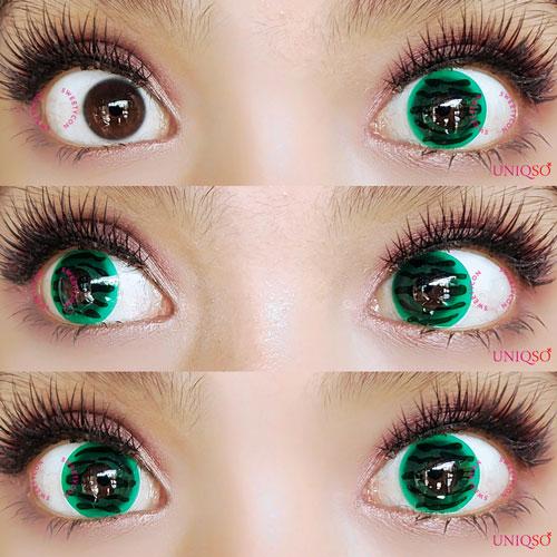 Sweety Crazy Fancy Moss (1 lens/pack)-Crazy Contacts-UNIQSO UK