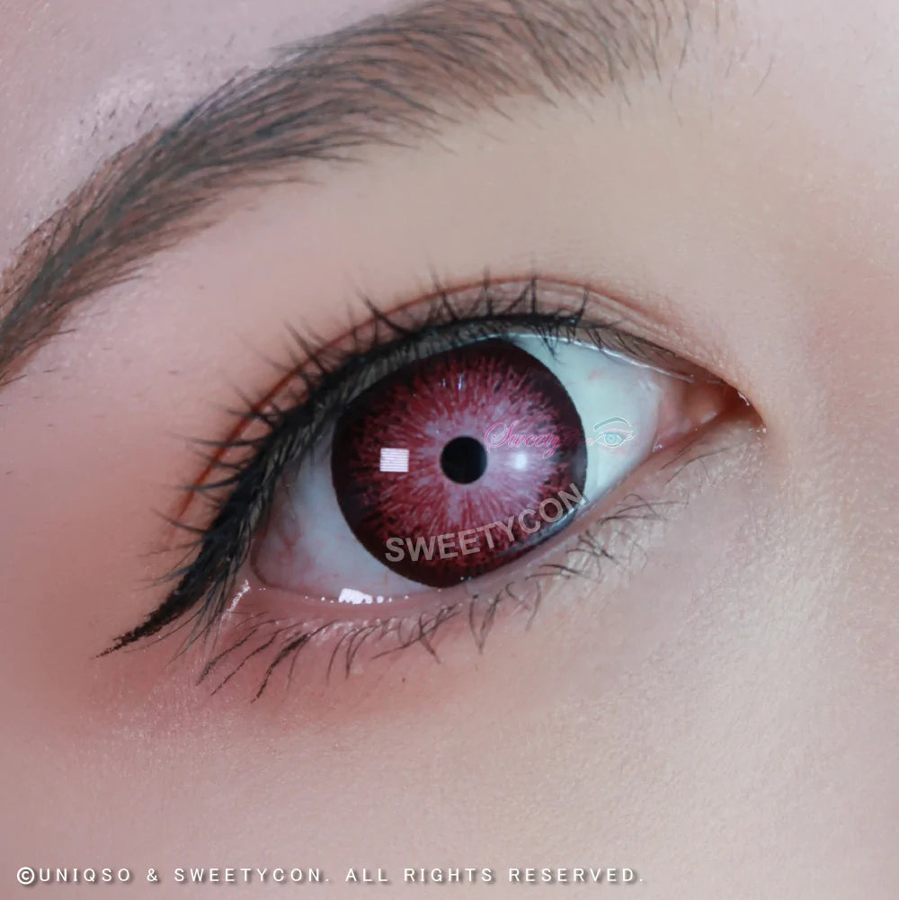 Sweety Crazy Interstellar Wine Red (1 lens/pack)-Colored Contacts-UNIQSO UK