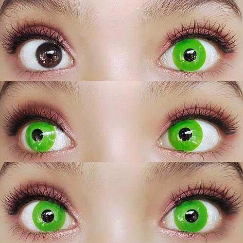 Sweety Crazy Lime Green (1 lens/pack)-Crazy Contacts-UNIQSO UK